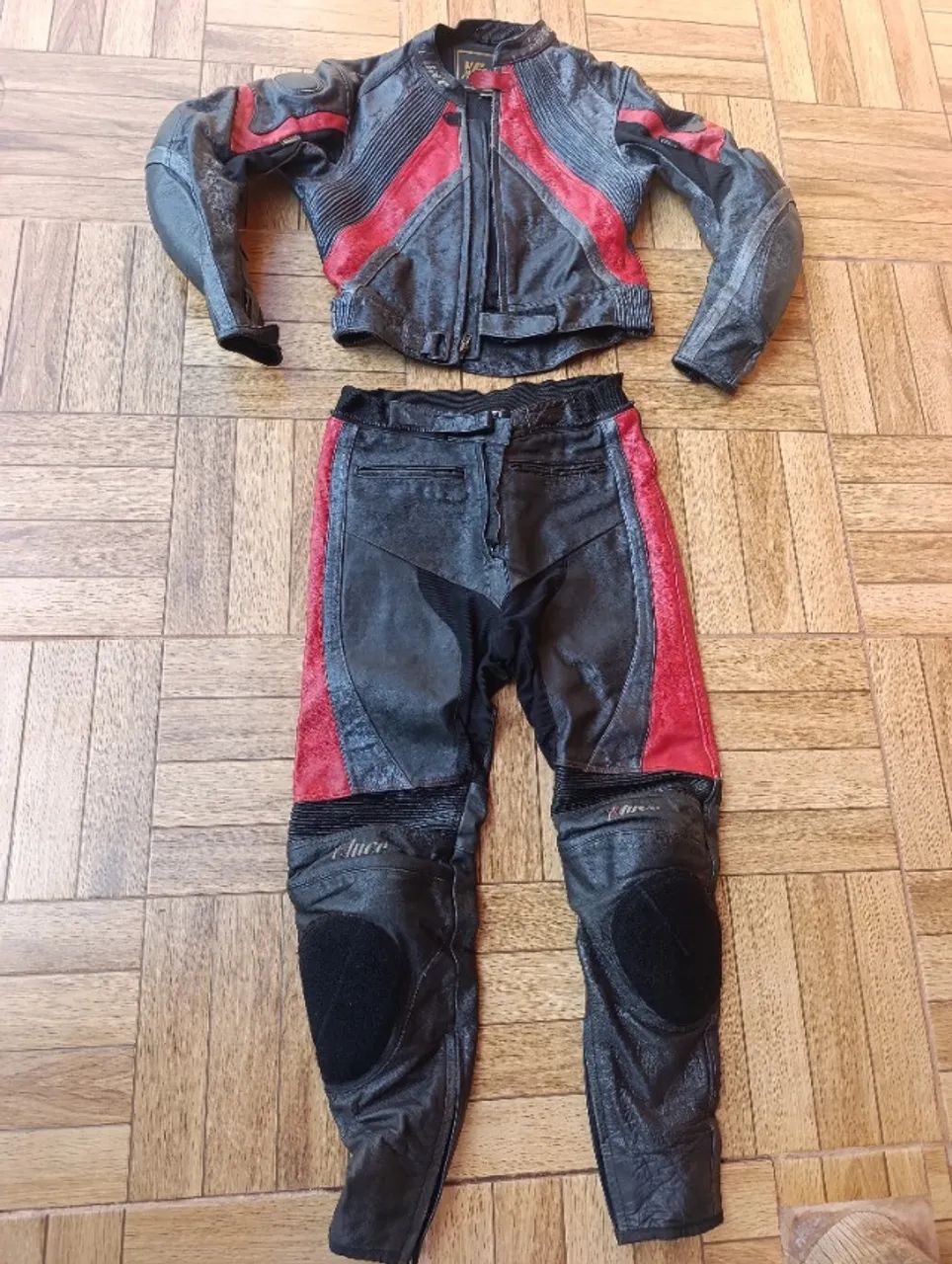 Macacão de couro motociclista desapego  - Foto 3
