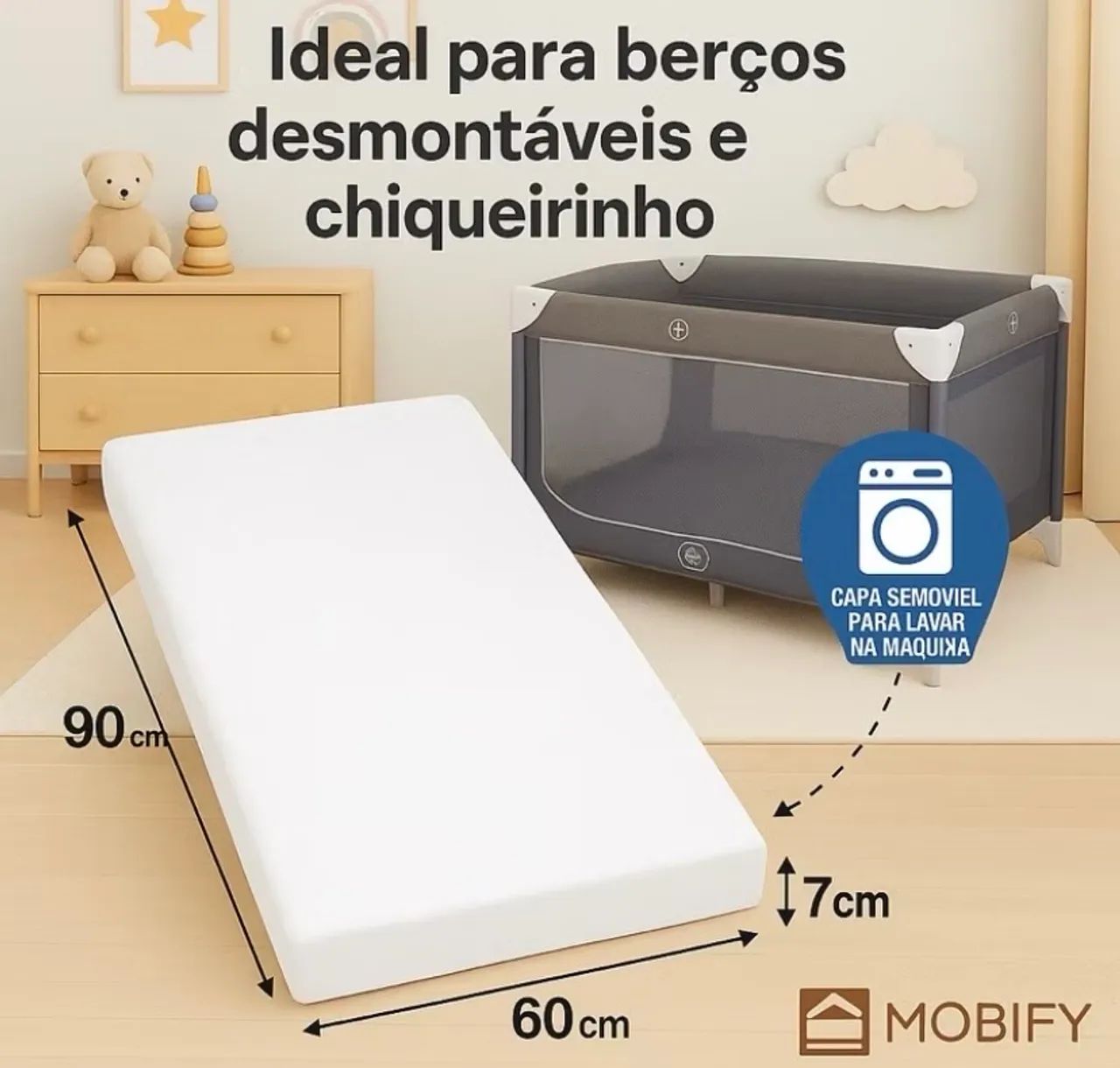 Ber ço portátil (Baby Style) - Foto 2