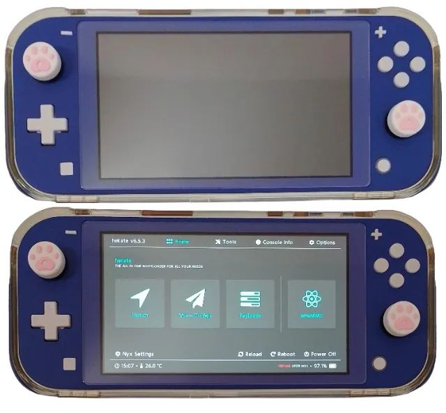 Console Nintendo Switch Lite Azul Atmosphere Micro SD 128GB