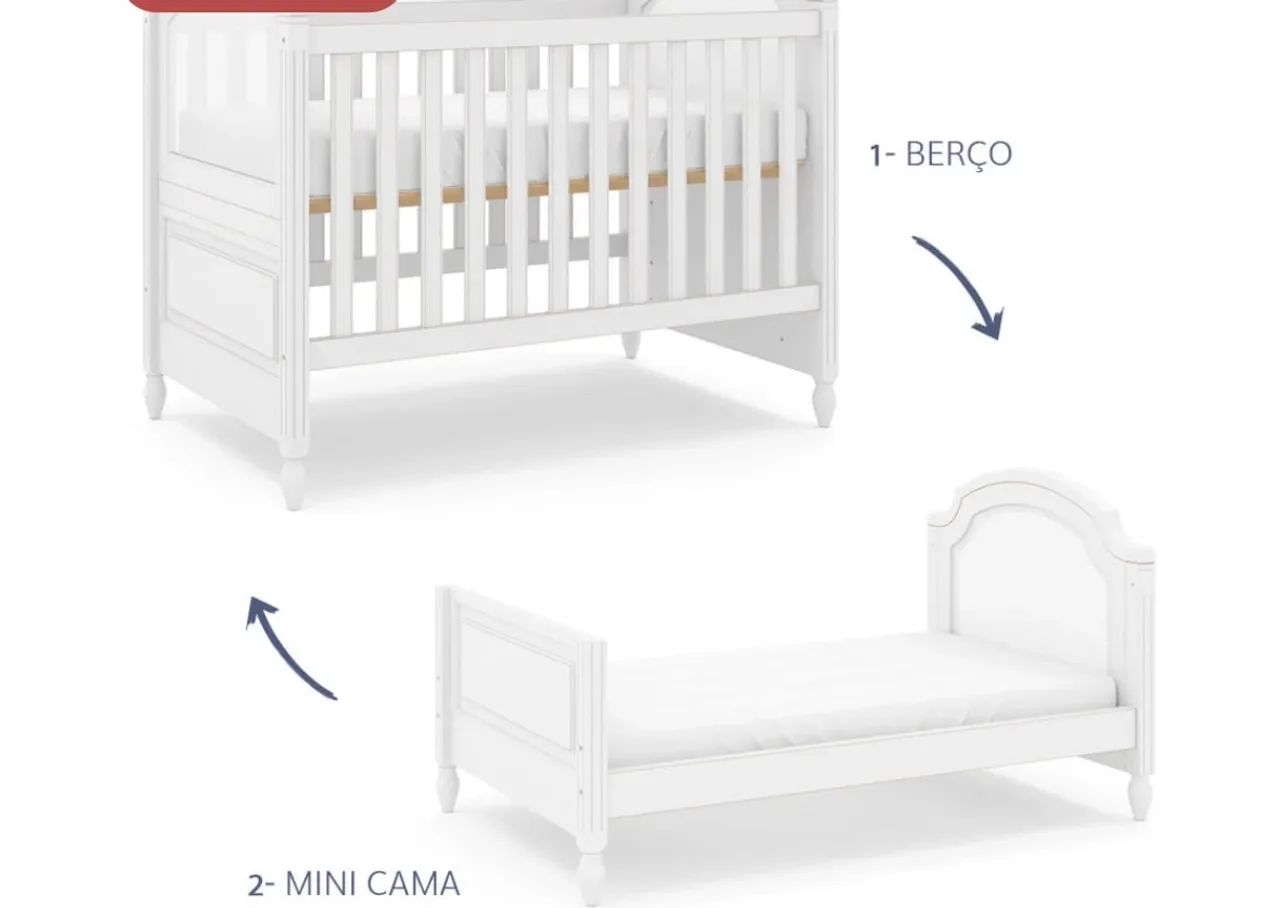 Berço La Vie Branco