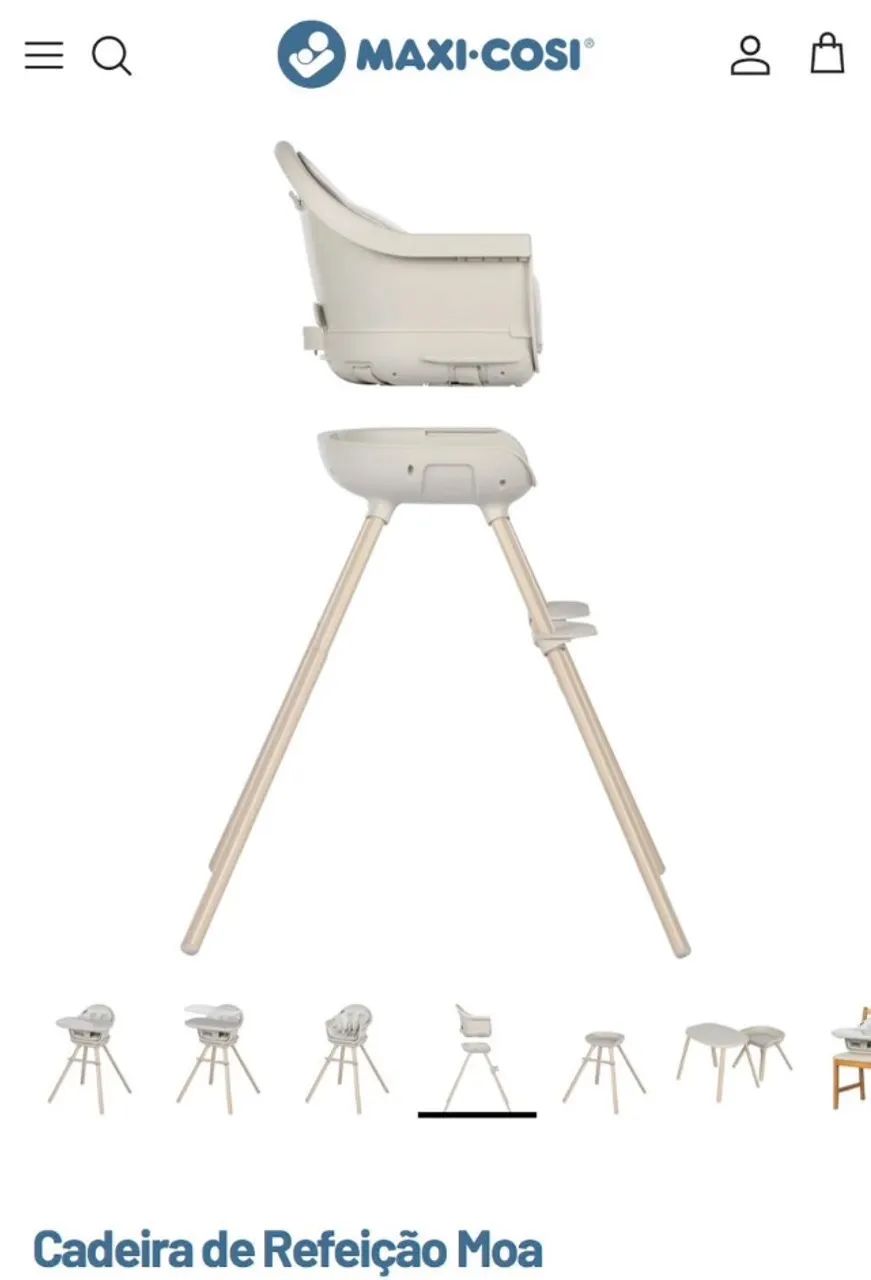 Cadeira de alimentação Moa Maxi Cosi - Foto 3