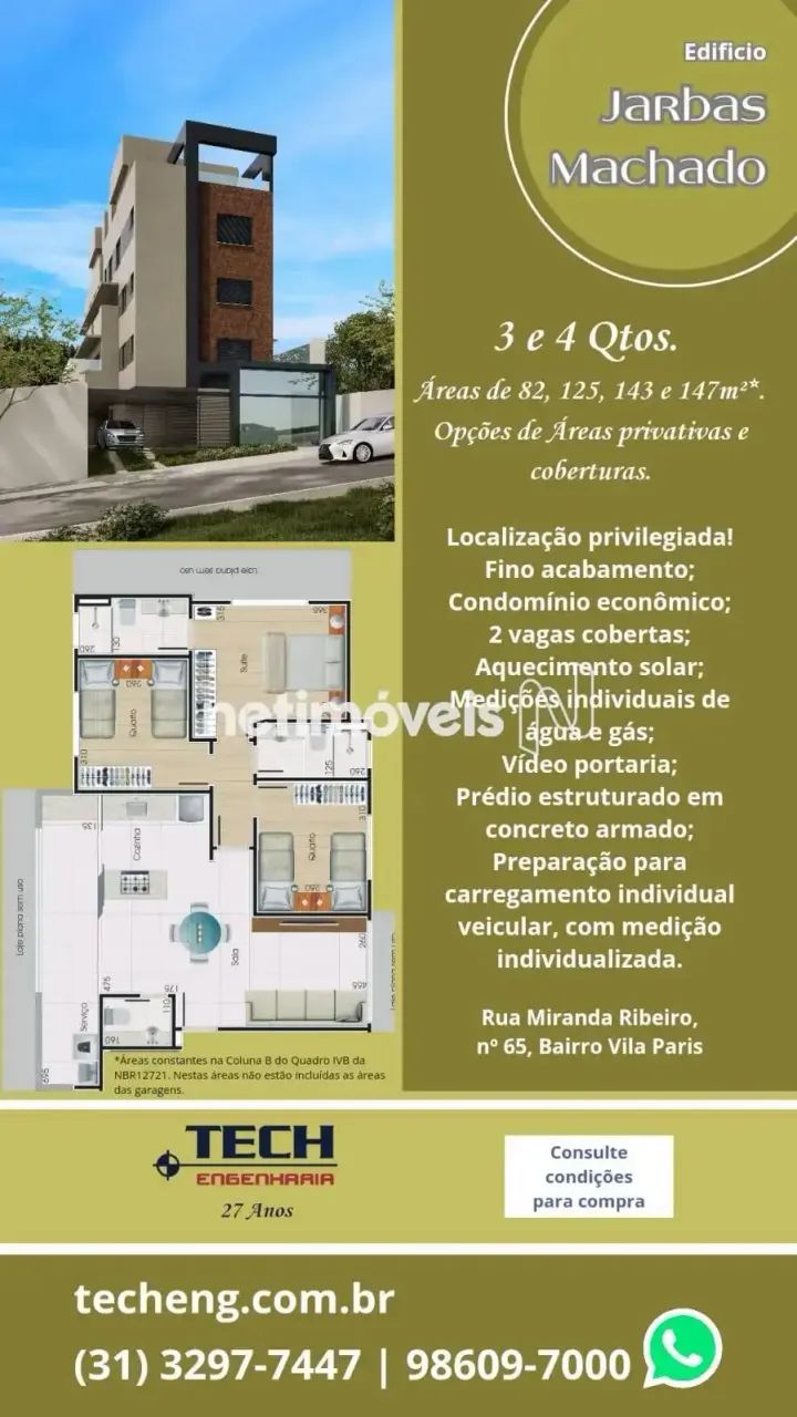 LANÇAMENTO EDIFÍCIO JARBAS MACHADO  VILA PARIS/BH - Foto 2