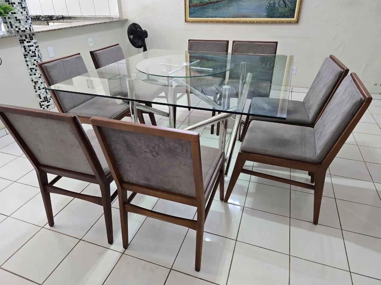 Mesa de jantar 8 cadeiras  - Foto 3