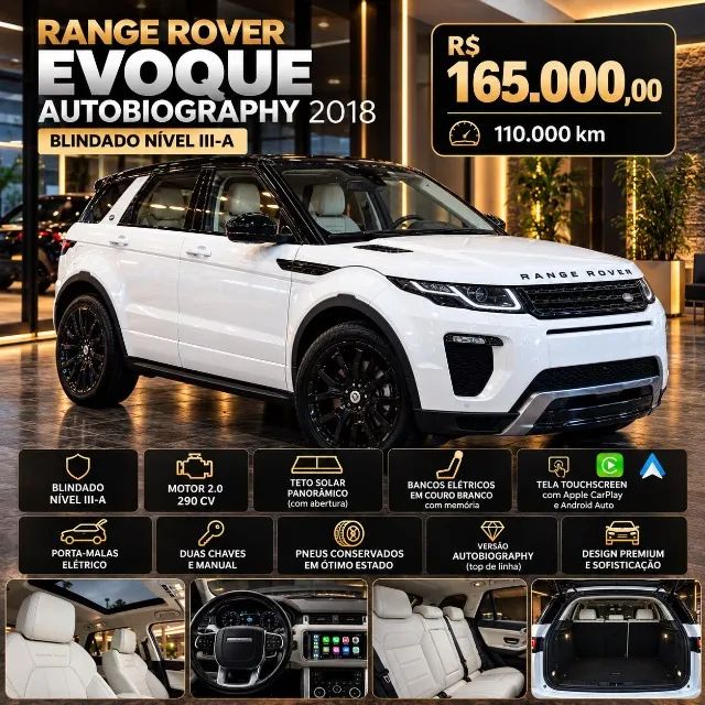 Land Rover Range Rover Evoque Autobiography 2.0 AUT 2018