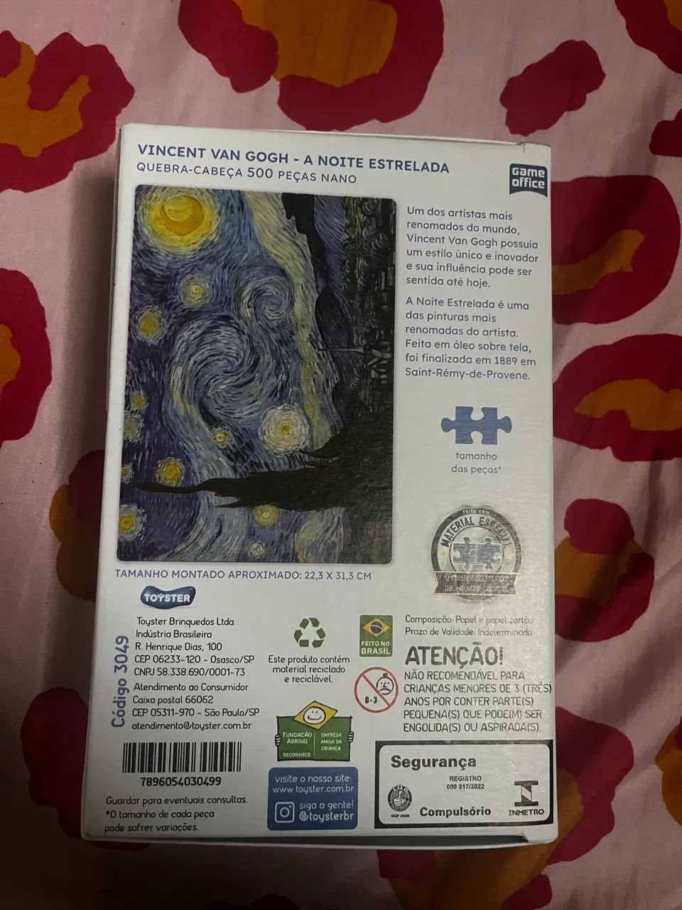 Quebra-Cabeça A Noite Estrelada - 500 peças - Foto 3