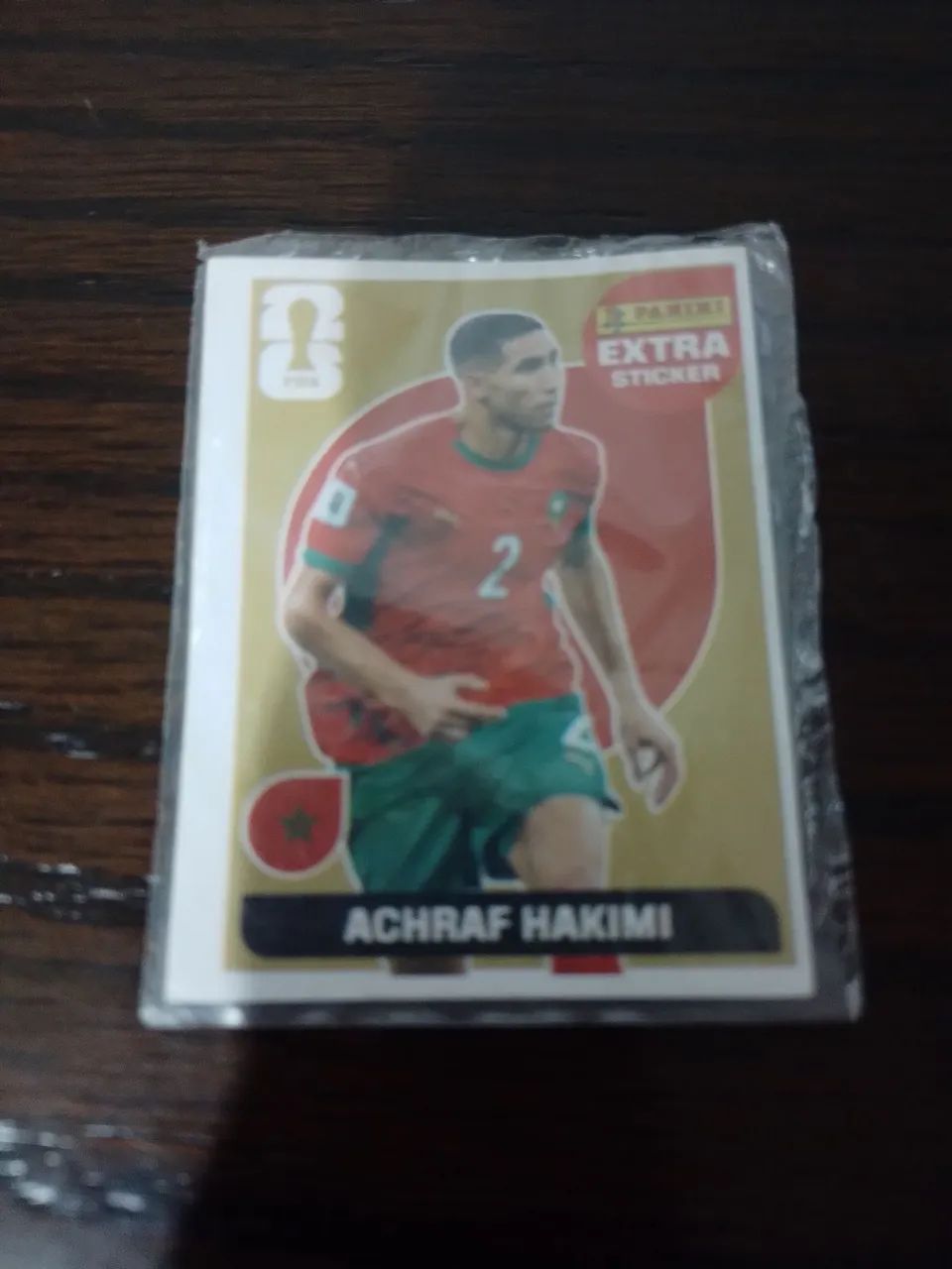 Figurinha Copa 2026 Achraf Hakimi Extra Legend Ouro (Gold)