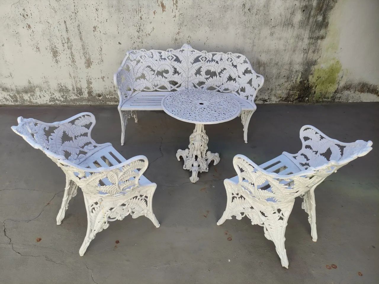 Conjunto de cadeiras para jardim/ área externa