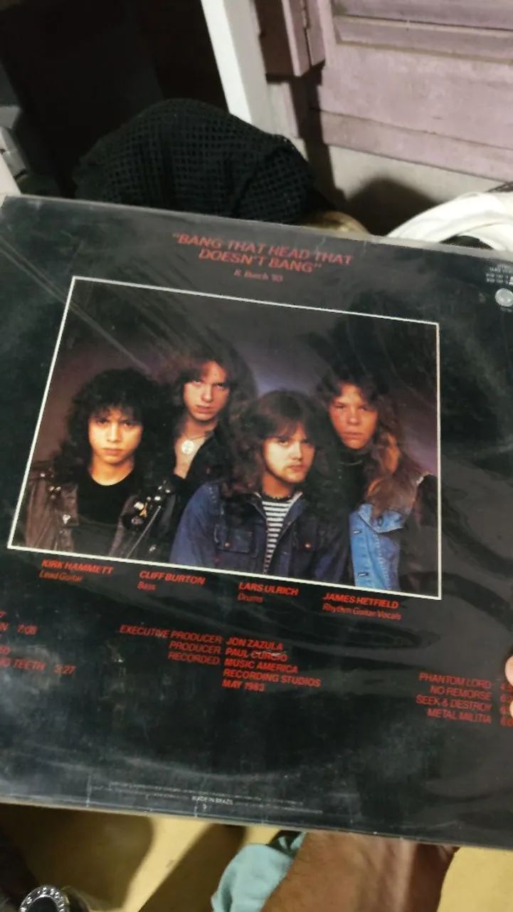 Disco de vinil Metallica kill e'm ALL primeiro álbum do Metallica. - Foto 2