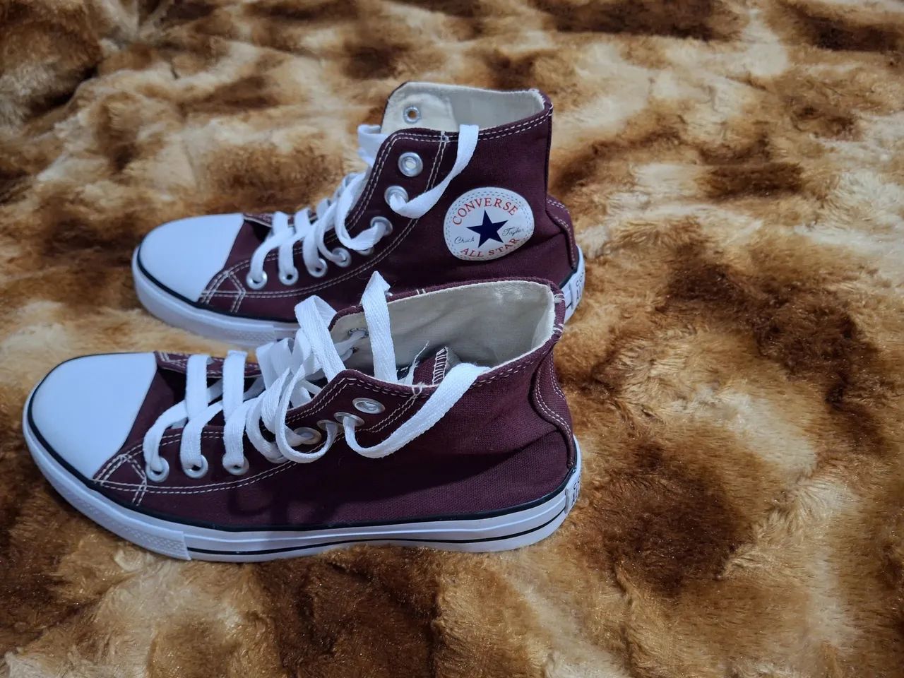 All Star Converse Cano Alto Bordô - Nº 37  - Foto 2