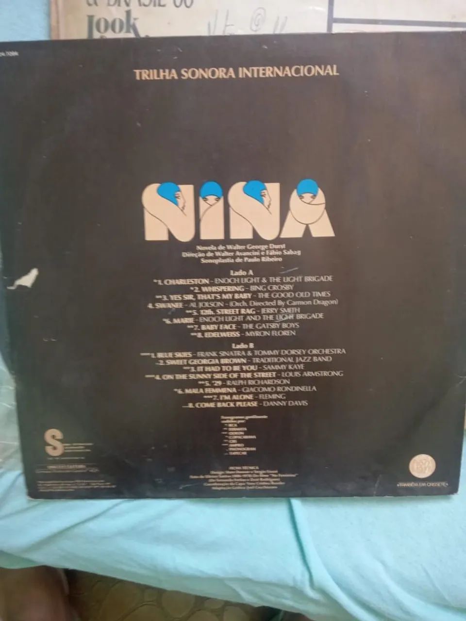 (LP) da trilha sonora internacional da novela "Nina" - Foto 2