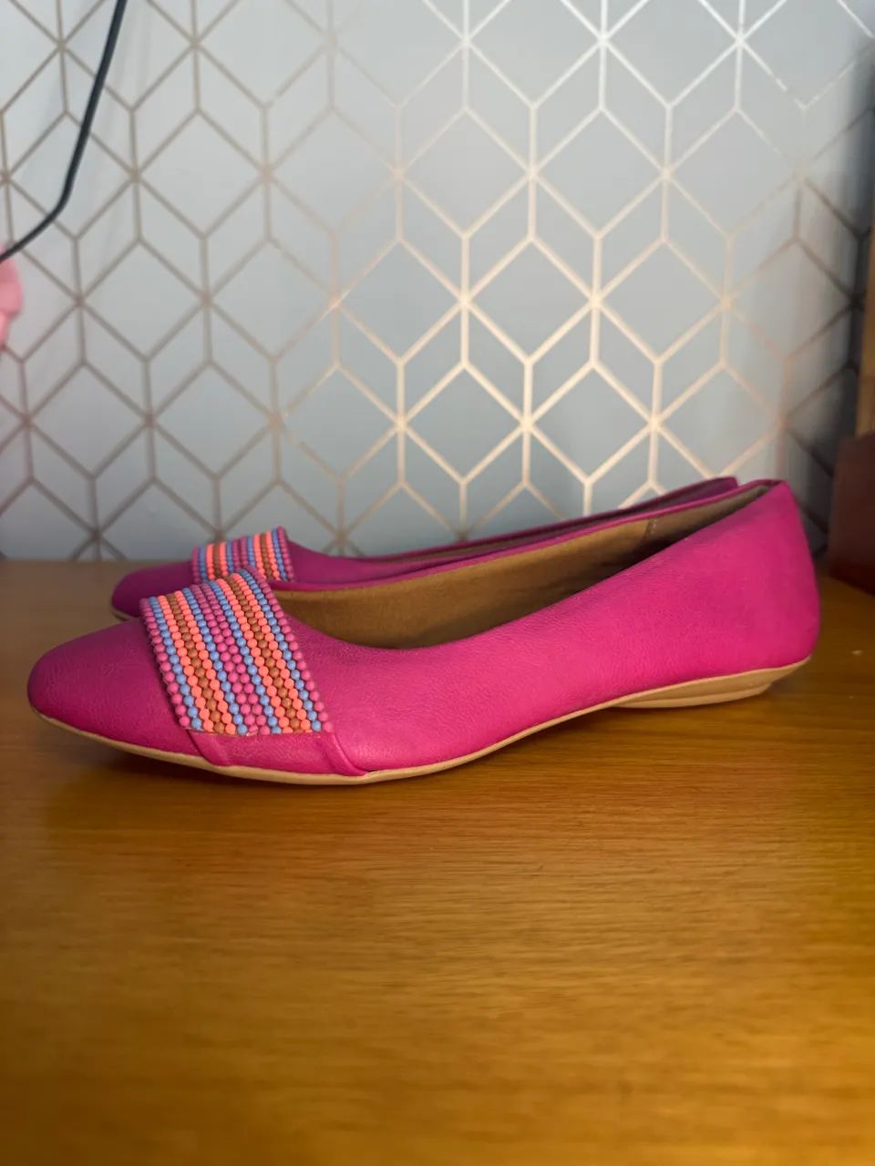 Sapatilha rosa número 35 - Foto 4
