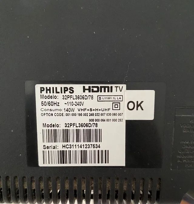 TV Philips 32 Polegadas - Com Defeito - Foto 5