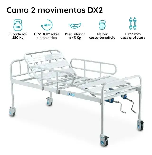 Cama Hospitalar DELLAMED DX2 - Foto 2