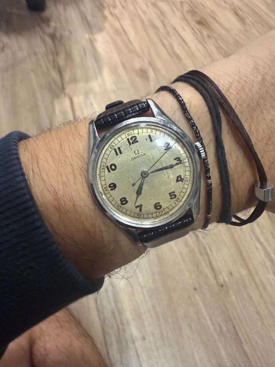 Relógio omega mecânico a corda vintage anos 40 - Foto 5