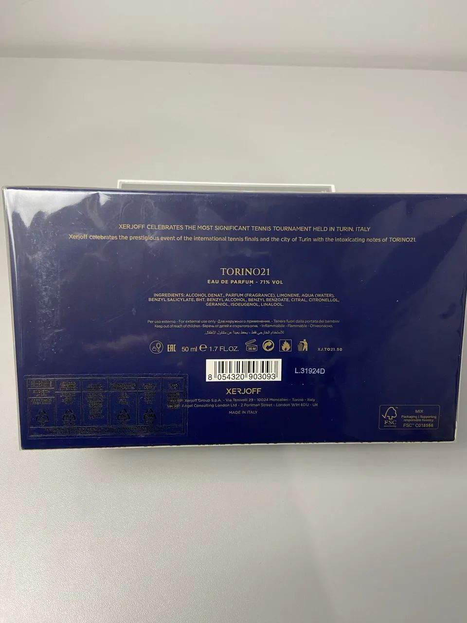 Perfume Torino21 Eau de Parfum Xerjoff  Masculino 50ml 1.1 linha CLONE IMPORTADO  - Foto 2