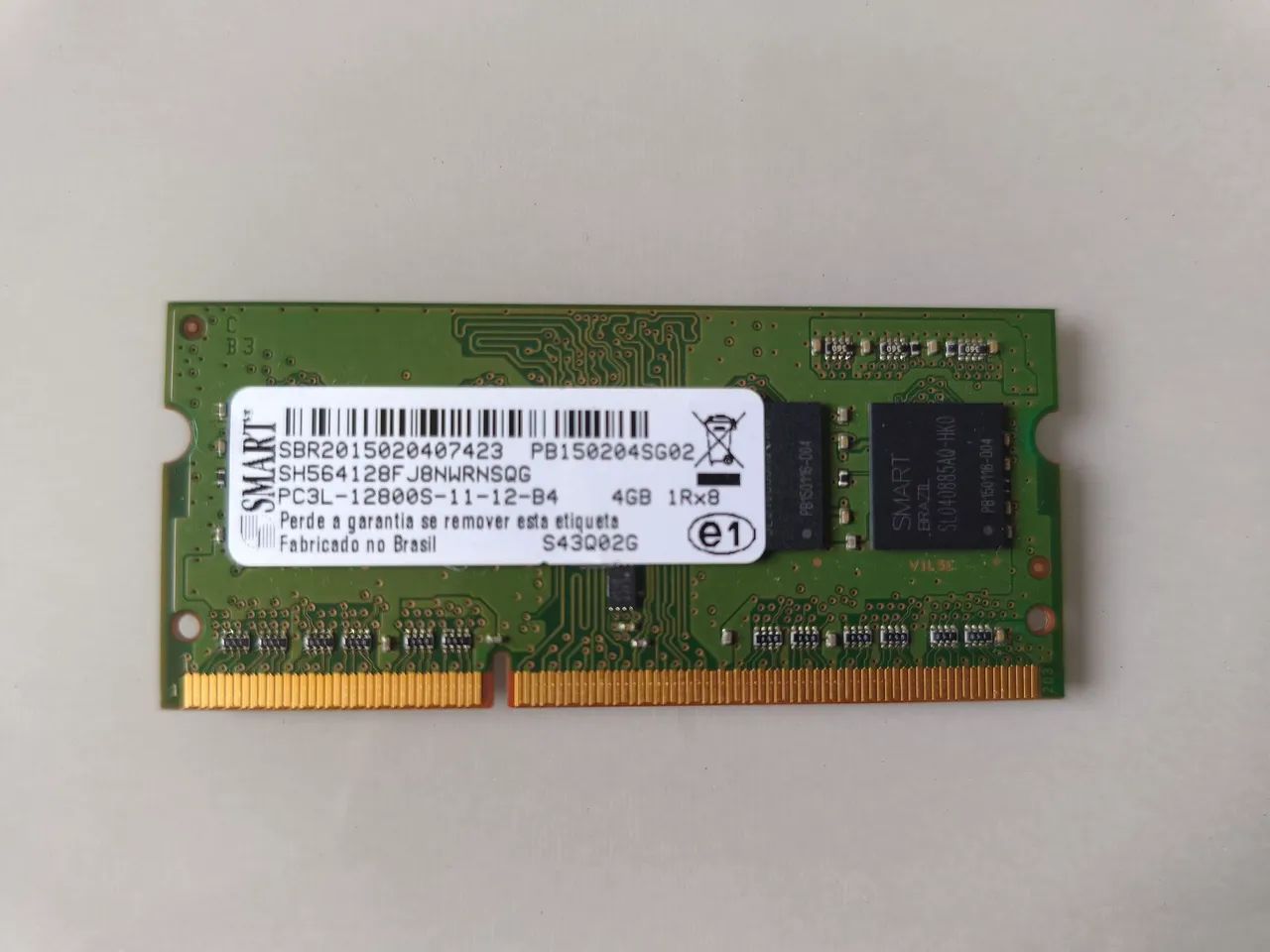Memória RAM ddr3 4gb notebook 
