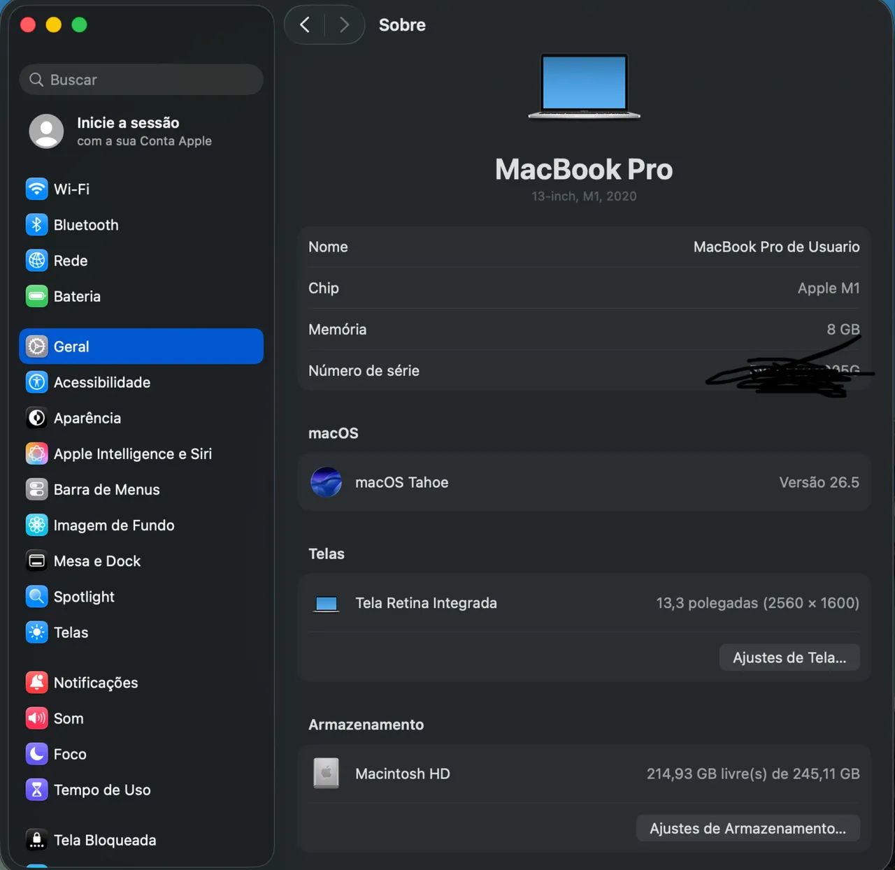 MacBook Pro M1 Touch Bar 8GB 256GB NVME - Foto 4