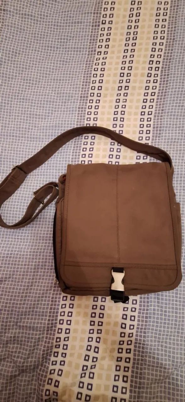 Bolsa Carteiro Masculina Lona Nomadic