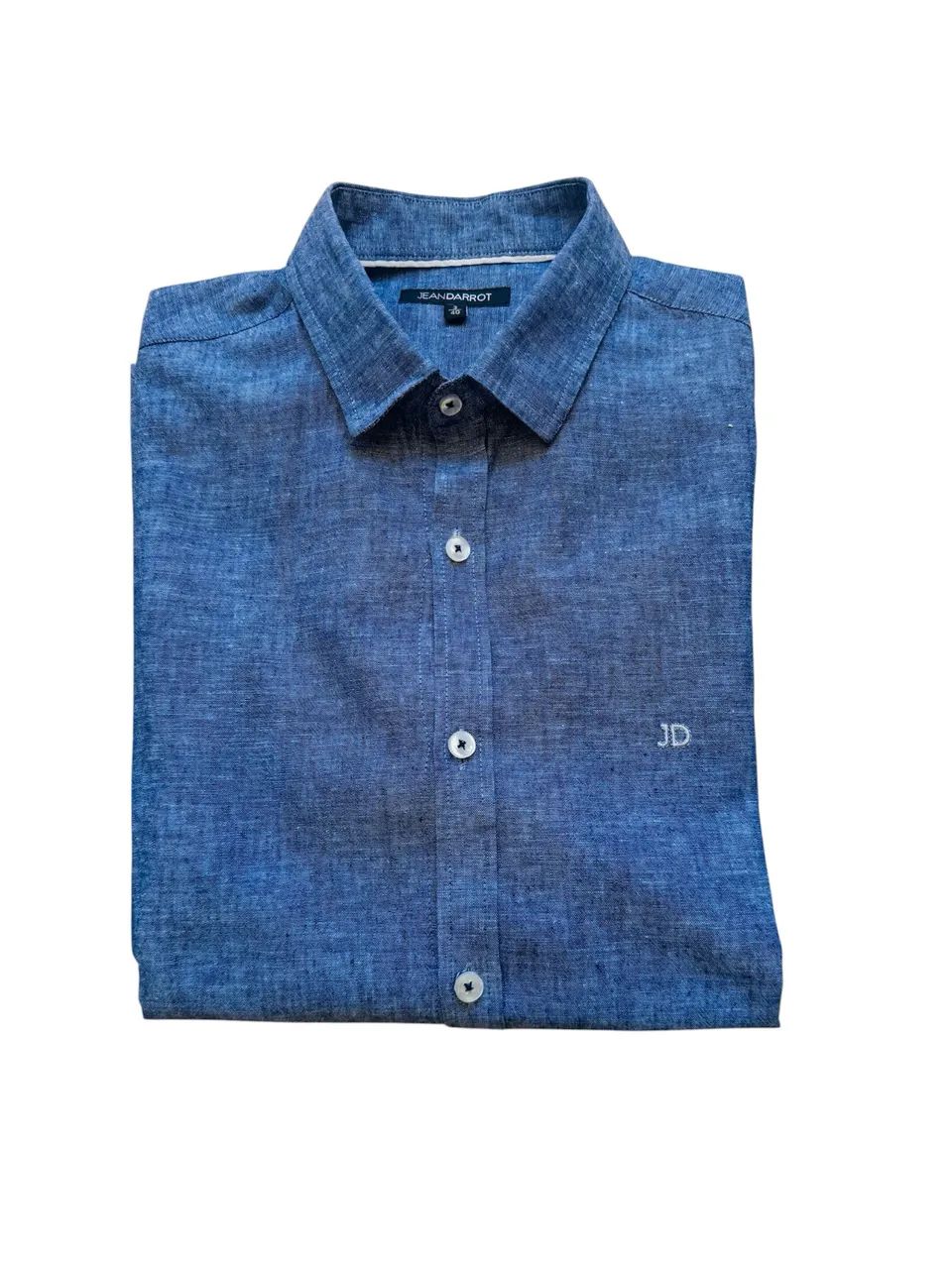 Camisa linho Jean Darrot seminova 