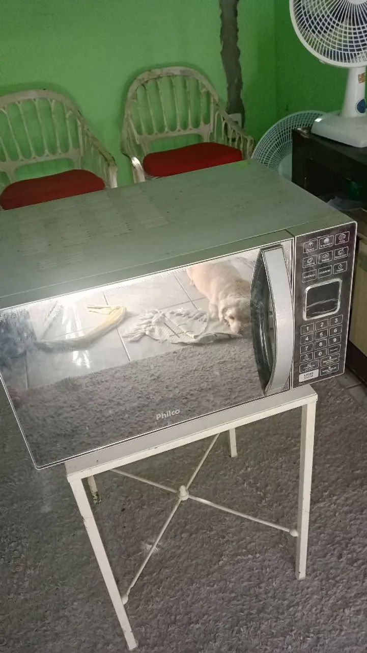Micro ondas com defeito 