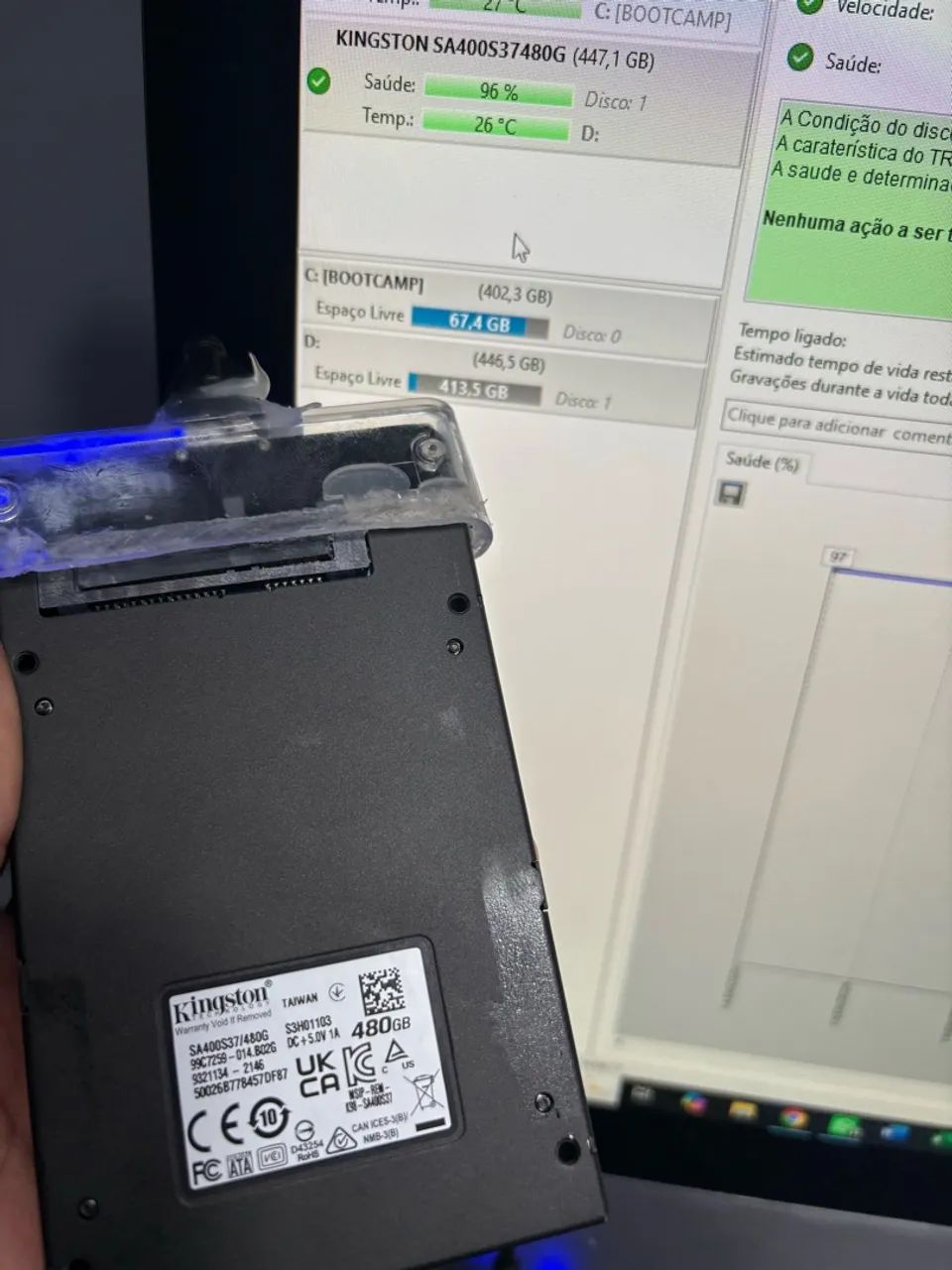 Ssd sata 2.5 notebook/pc  - Foto 3
