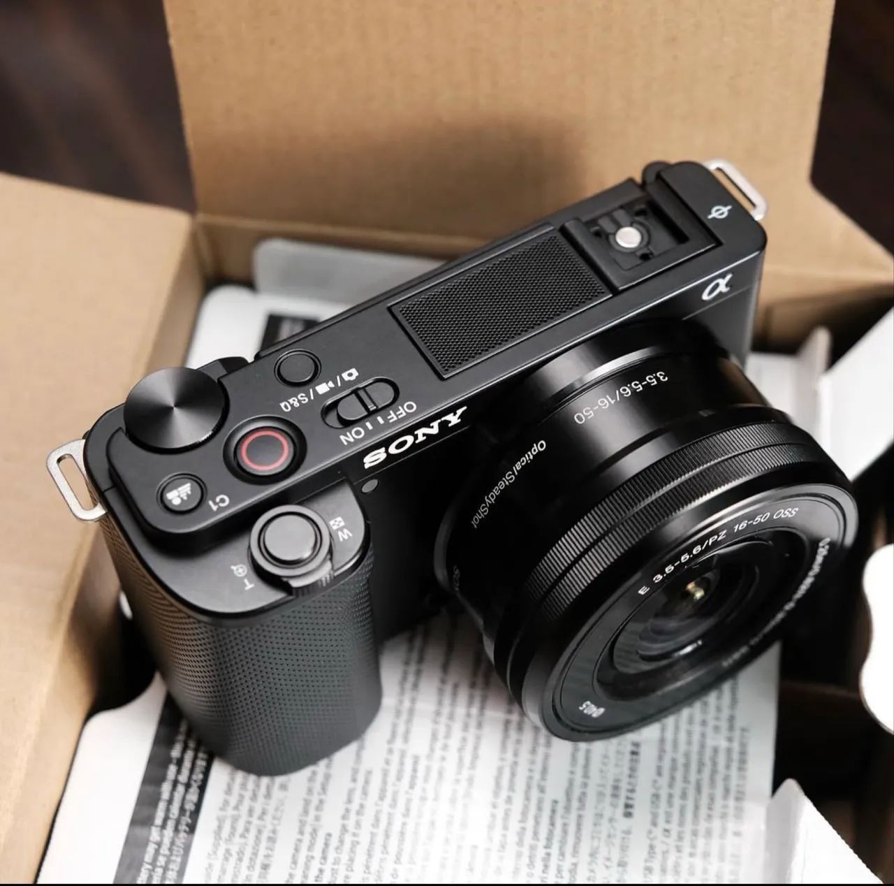 Sony Zve10 + 16-50 (Kit) Nova Frete Grátis  - Foto 4