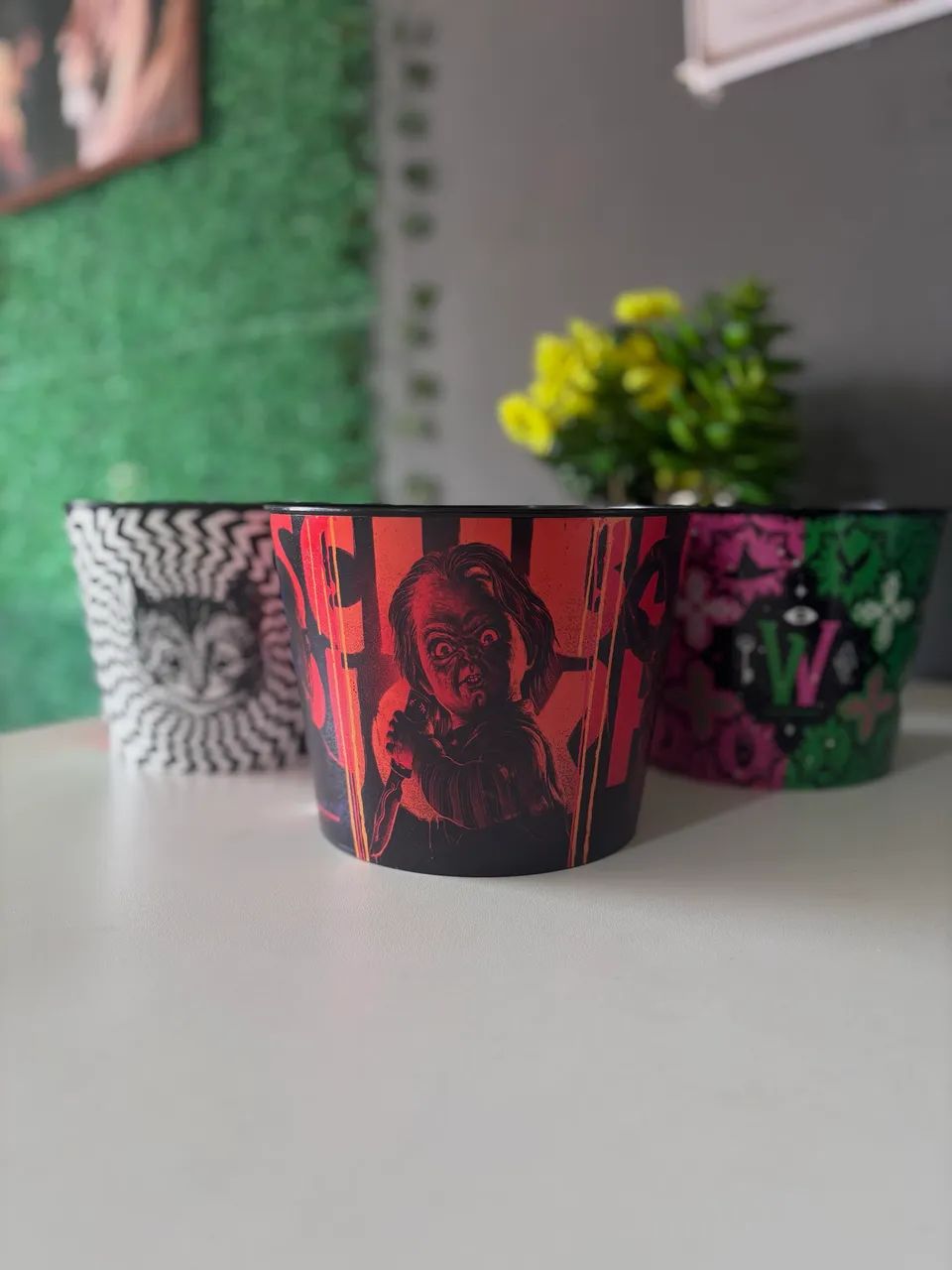 3 Baldes de pipoca da editora Darkside (novos). - Foto 2
