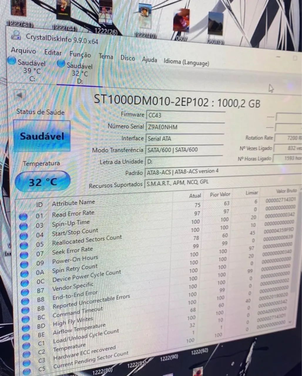 HD Seagate Sata 1TB BarraCuda - Foto 2