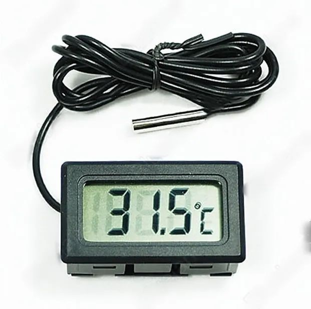 termostato digital Termômetro Lcd Aquário Ambiente Sensor Externo  - Foto 3