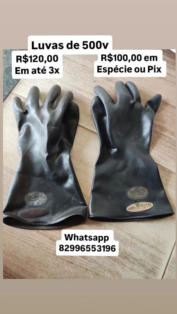 Luvas de baixa e média tensão. *96 - Foto 3