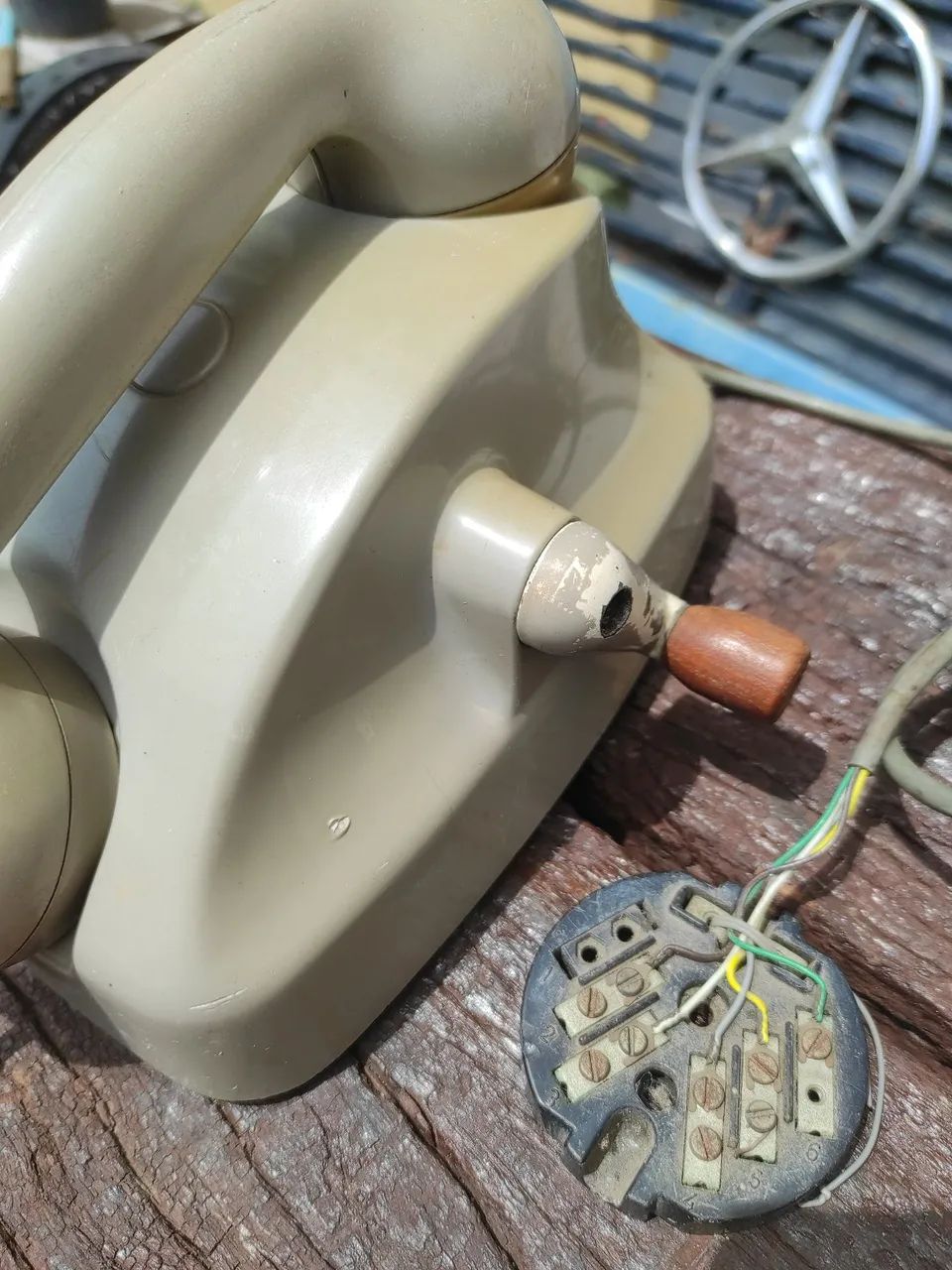 Telefone Antigo,Manivela: - Foto 2