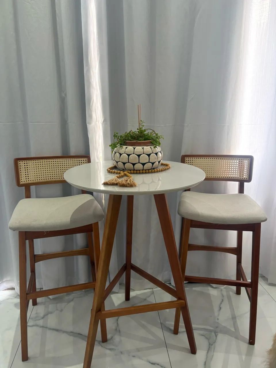 Mesa bistrô 2 cadeiras