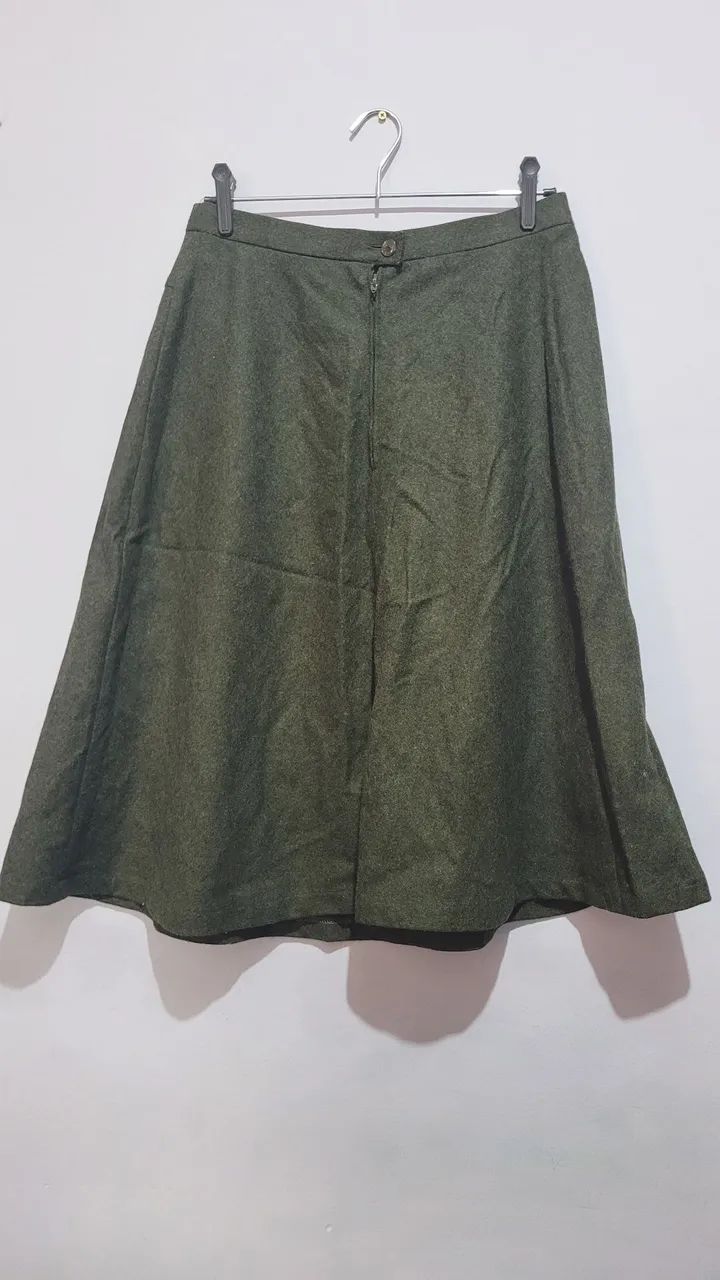 Saia verde militar - Camurça - Foto 2