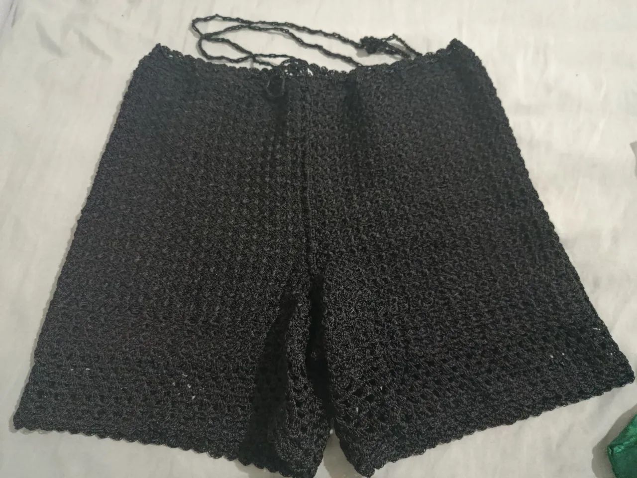 Short de crochê