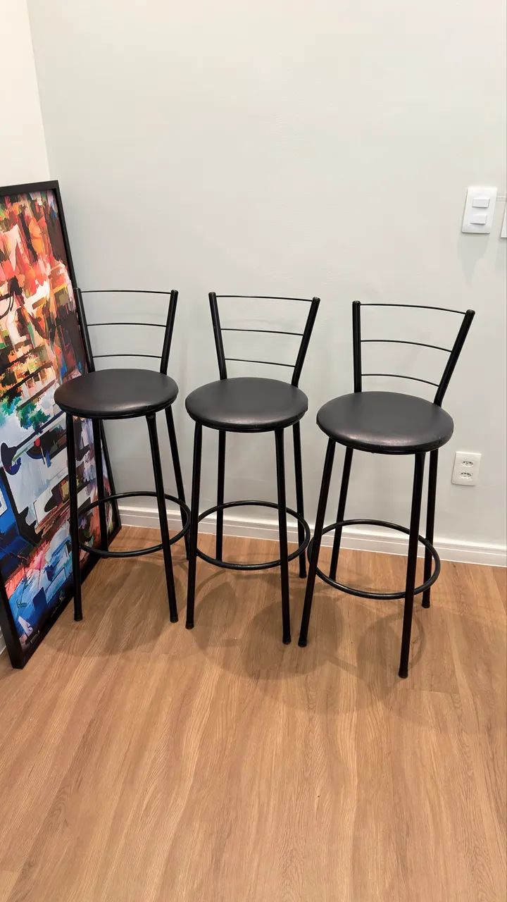 3 Cadeiras de Bancada  - Foto 2