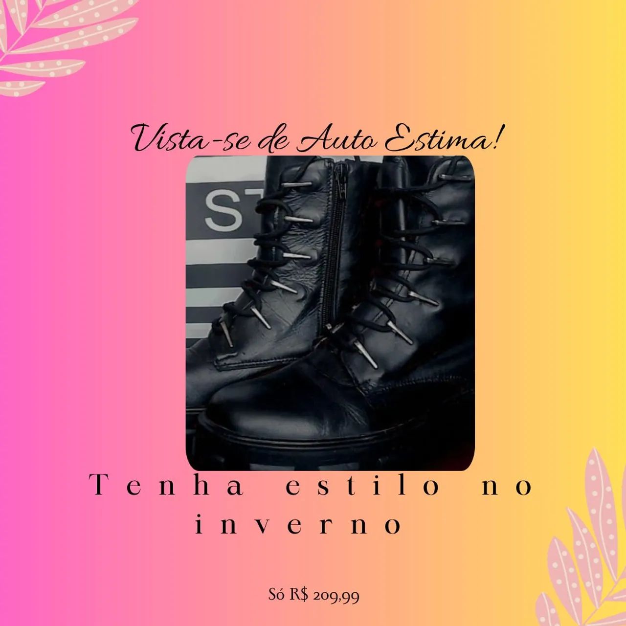 Bota estilosa - Foto 2