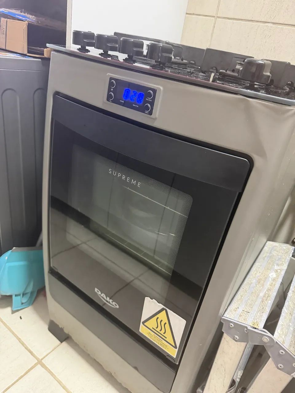 Fogão Dako Supreme 4 bocas - Acendimento automático e mesa de vidro - Foto 3