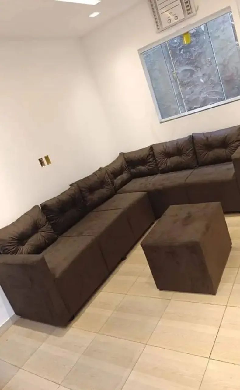 SOFÁ DE CANTO, 7 ALMOFADAS, novos! OFERTA ESPETACULAR! - Foto 4