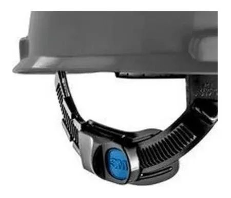 Capacete h-700 ajuste fácil, Marca 3M, Cinza, Novo - Não Entrego. - Foto 4