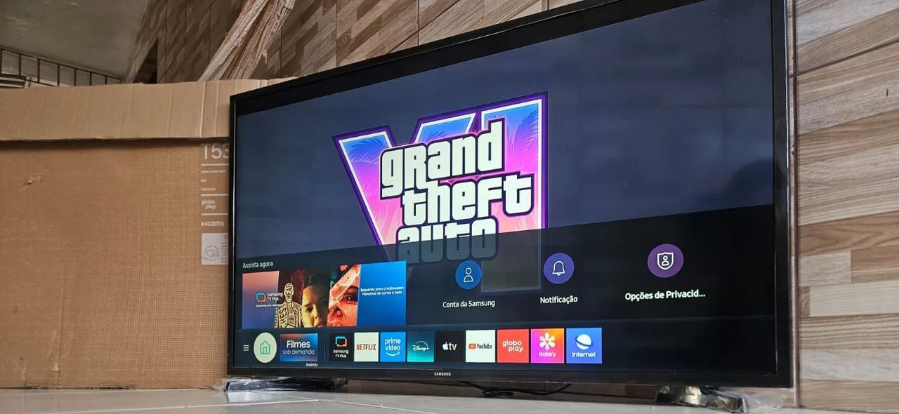 TV SMART SAMSUNG 43 POLEGADAS 4K TODA NO PLÁSTICO ACEITO CARTÃO E ENTREGO  - Foto 3