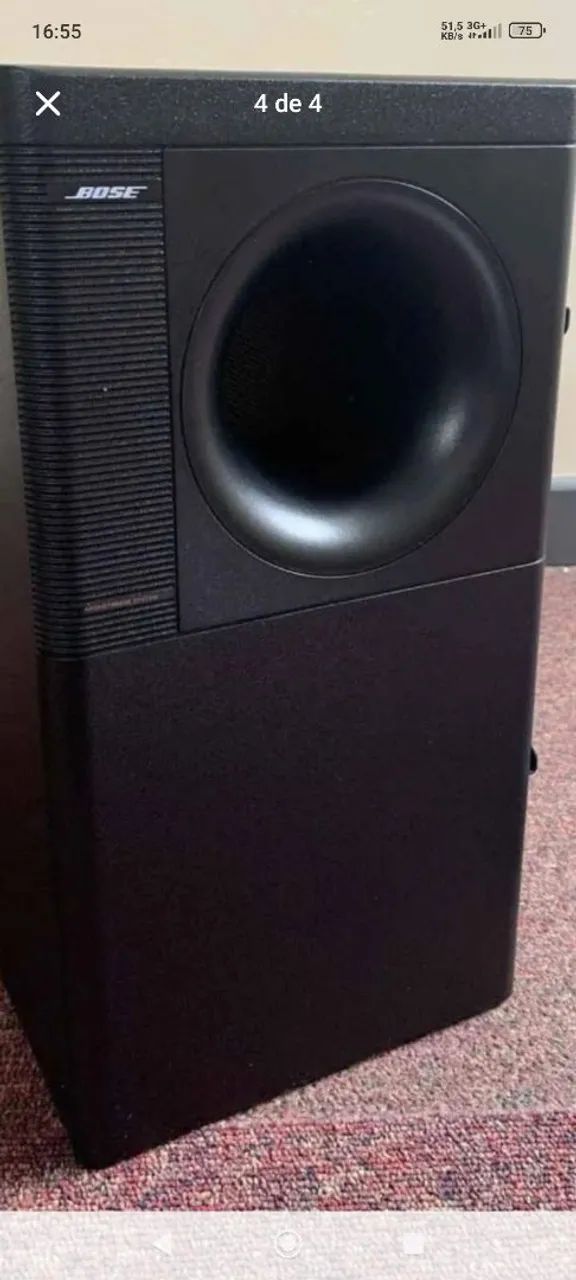 Caixa de sub woofer da booser em excelente funcionamento 