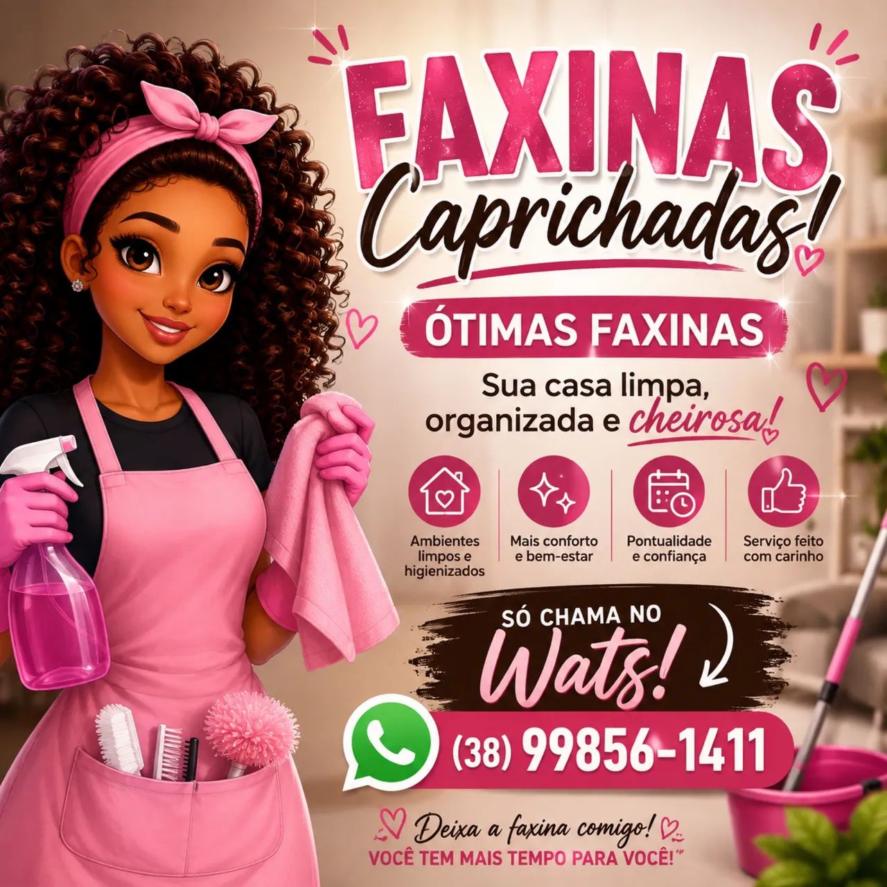 Faço faxinas 