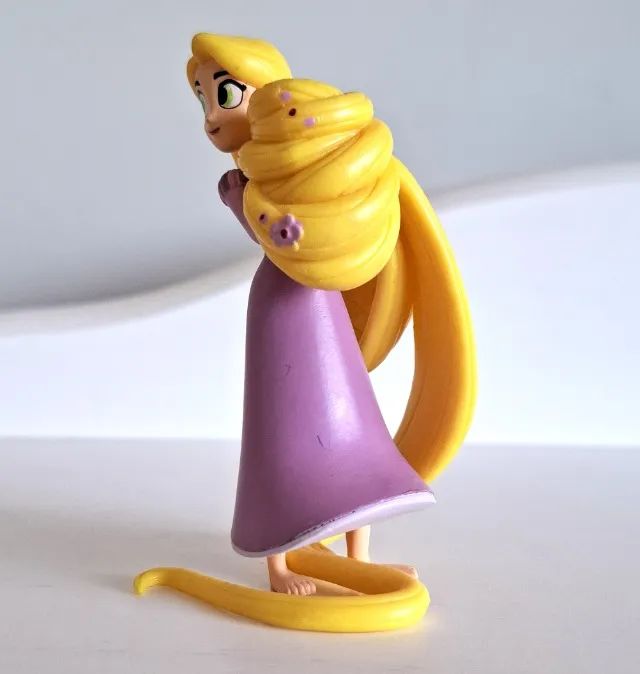 miniatura rapunzel bullyland cabelo - Foto 2