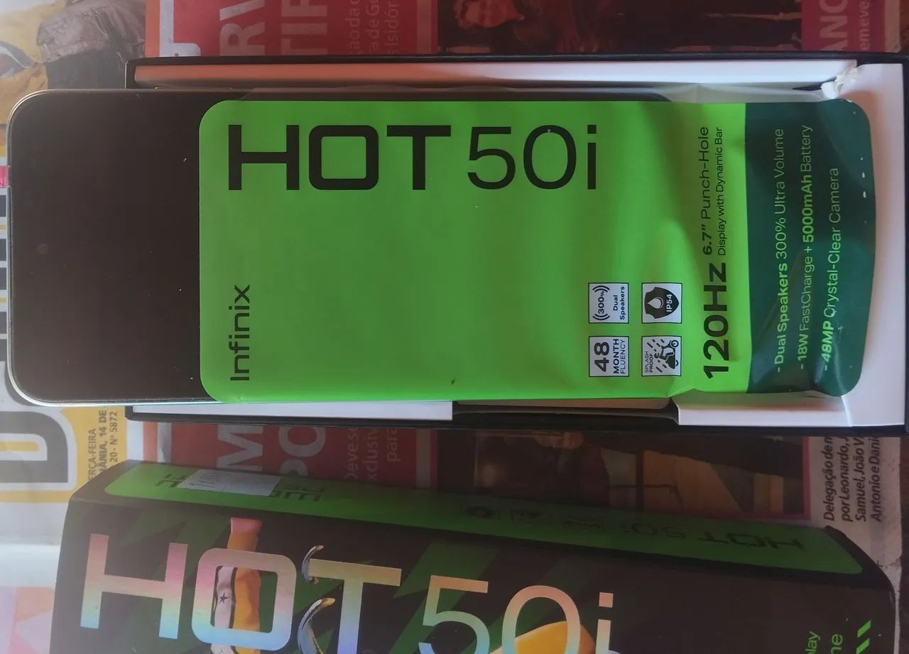 Hot50i 256gb 4+4ram - Foto 4