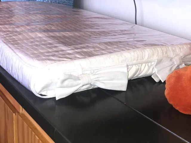 Trocador de fraldas Tricot luxo branco - Foto 2