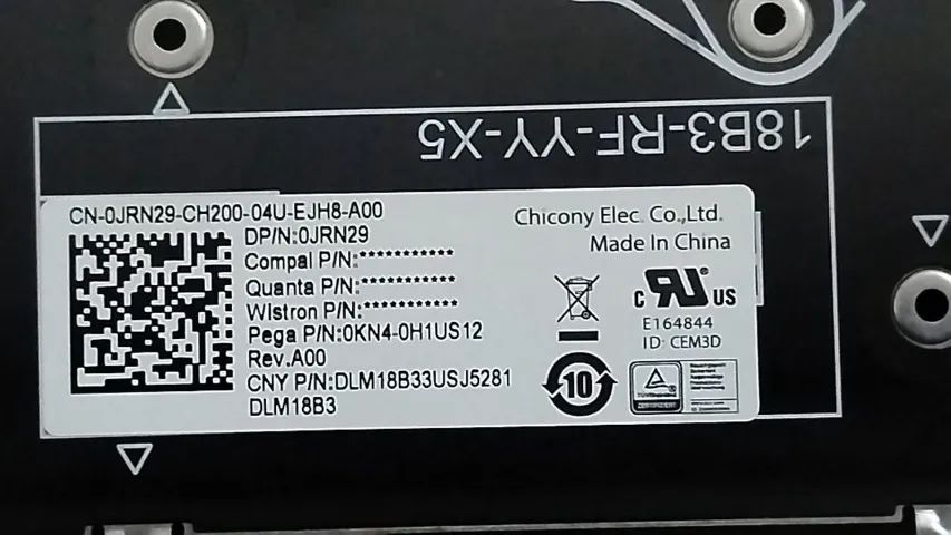 Teclado Dell Latitude 5330 RGB LED - Original - Foto 2