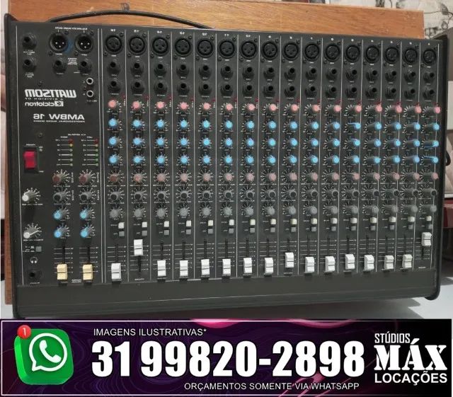 Aluguel de mesa de som profissional para eventos - Foto 4