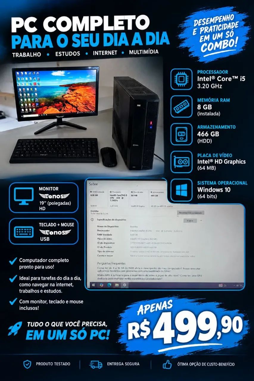 Pc Desktop completo 