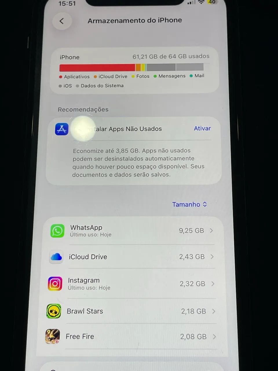 IPHONE 11 64g 74% de bateria  - Foto 5