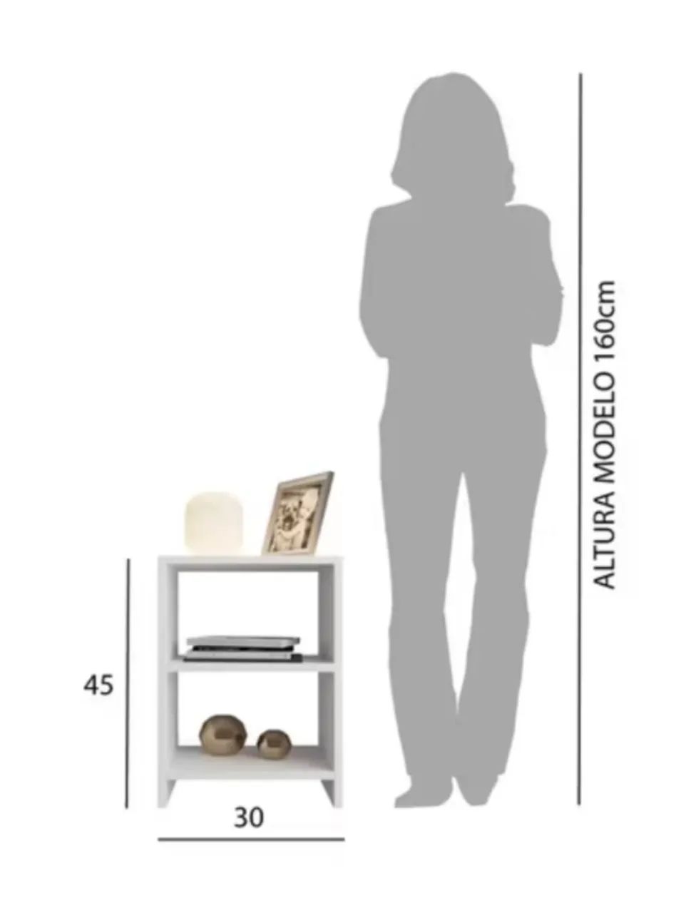 Mesa de cabeceira Nova65171914606209123